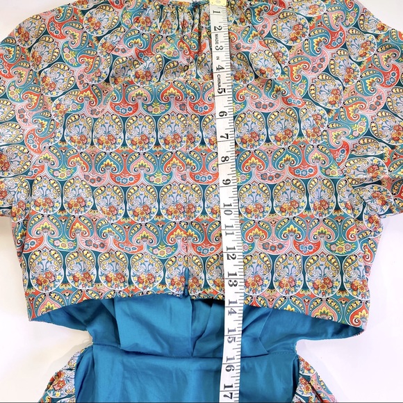 J Crew x Liberty Fabrics Side Cutout Dress / Giorgia Duke Print - Picture 6 of 14